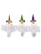Set de 3 fantômes lumineux avec piquets 68 cm