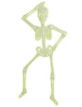 Squelette articulée phosphorescent Halloween 92 cm