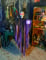 Squelette de voyante lumineux et sonore 180 cm