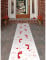 Tapis en intissé avec empreintes ensanglantées 3m x 65 cm