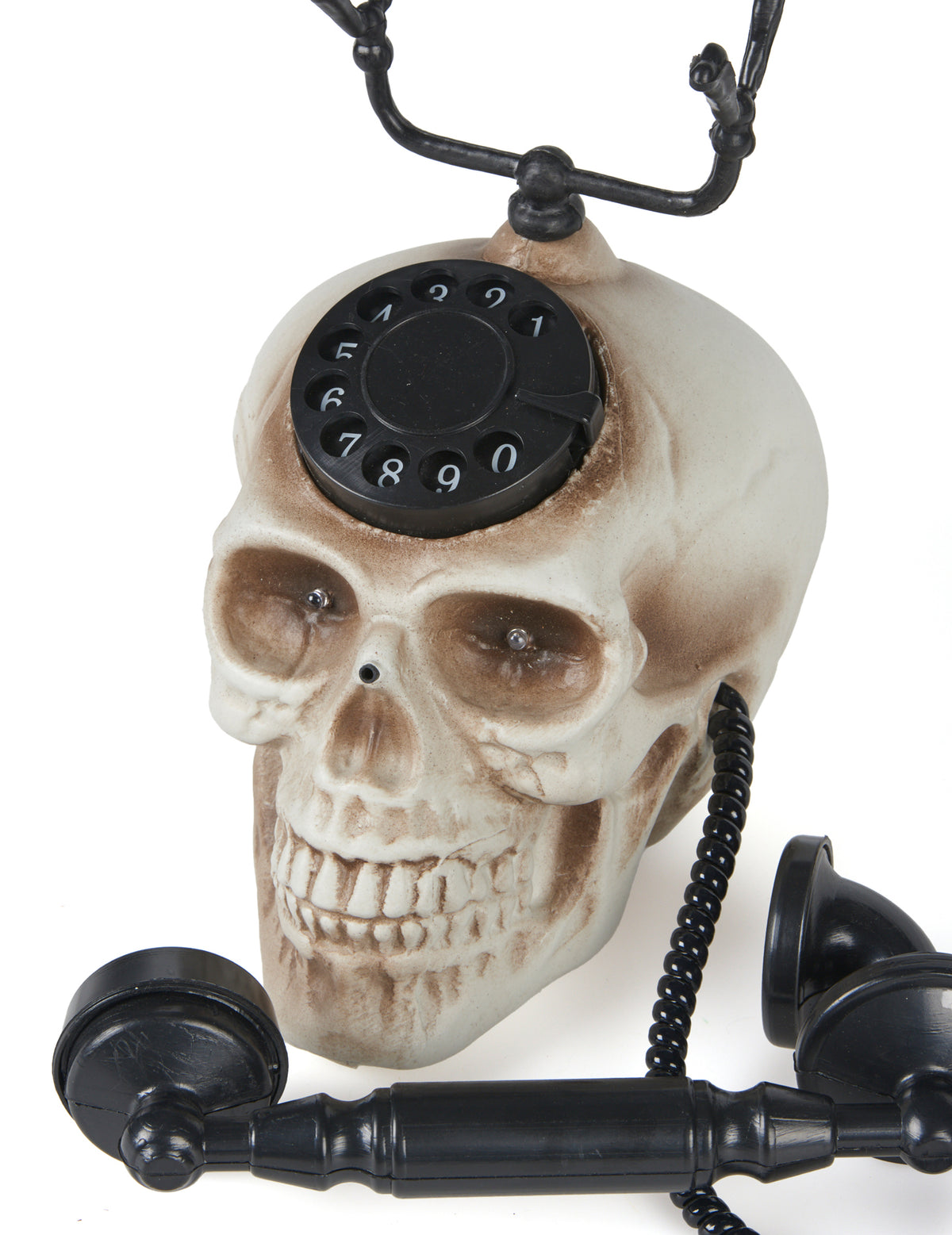 Téléphone tête de mort 22 x 25 cm