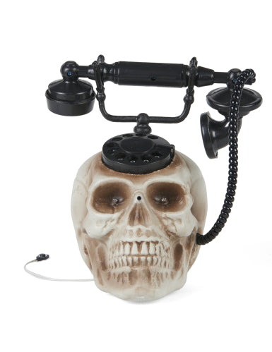 Téléphone tête de mort 22 x 25 cm