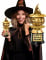 Trophée citrouille meilleur costume d'Halloween