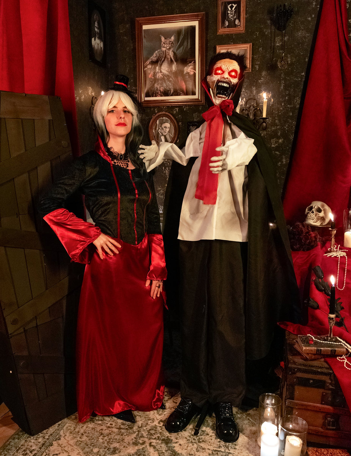 Le caveau du vampire — vampire animé, 175 cm