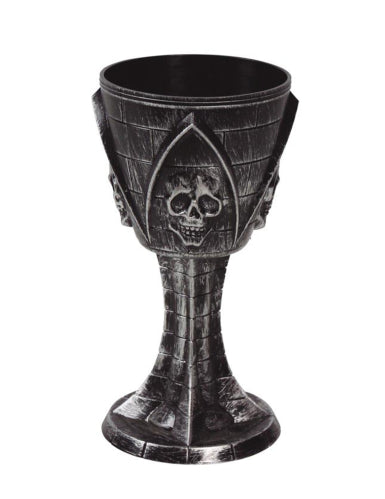 Verre à pied tête de mort