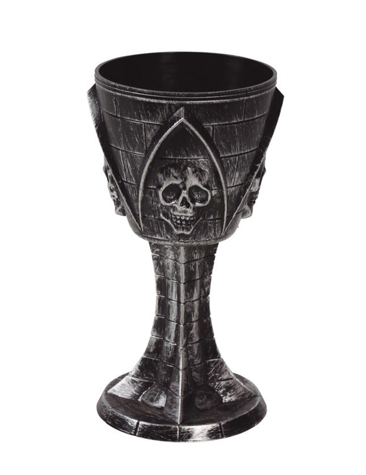 Verre à pied tête de mort